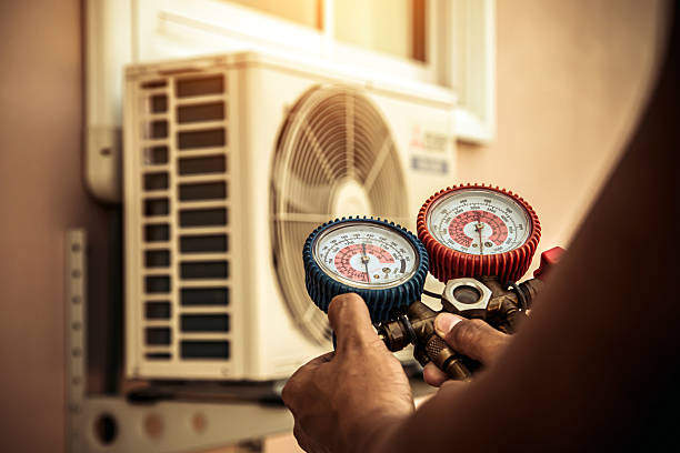 Professional Hvac Maintenance technician working in Novice, TX